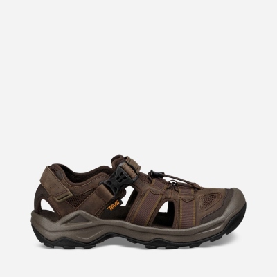 Teva Omnium 2 Leather Men's Hiking Sandals South Africa - RXS356021